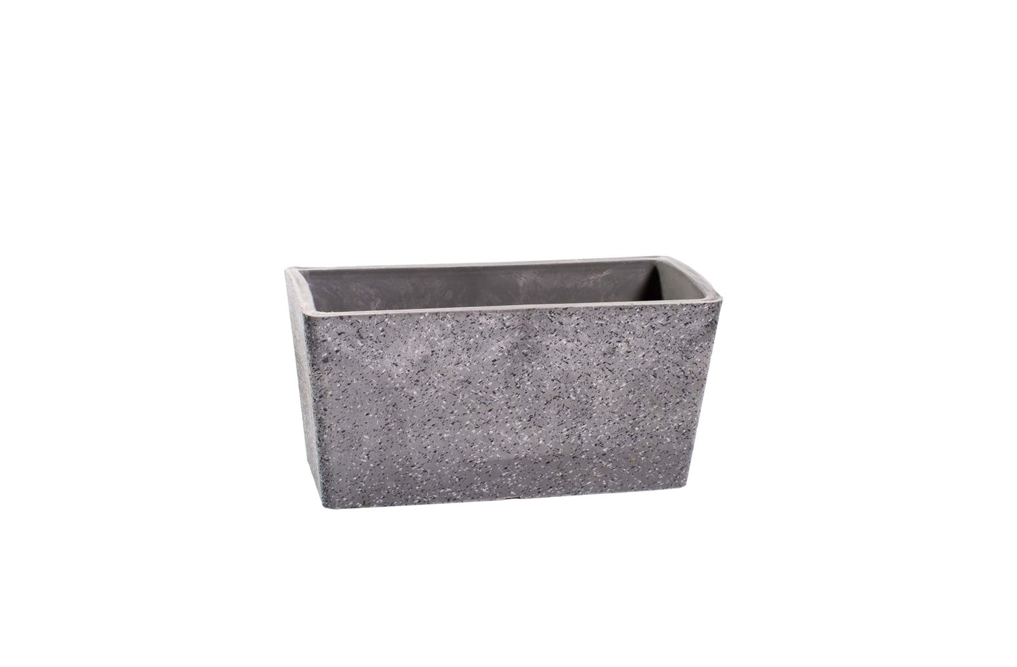 Imitation Stone Grey Rectangle Planter 27cm - image1