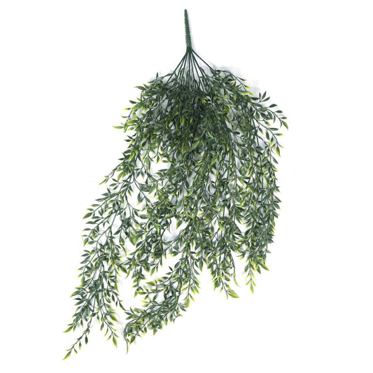 Artificial Hanging Ruscus Leaf Plant UV Resistant 90cm - image1