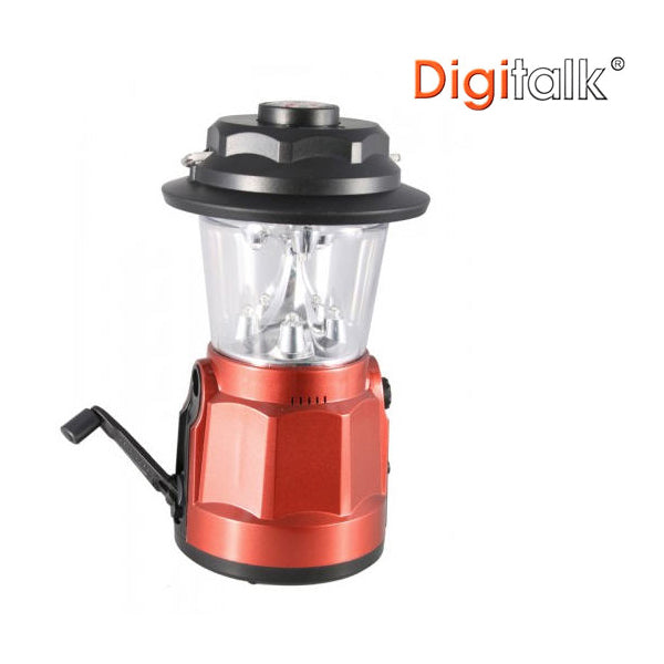 Portable Dynamo LED Lantern Radio with Built-In Compass - image1