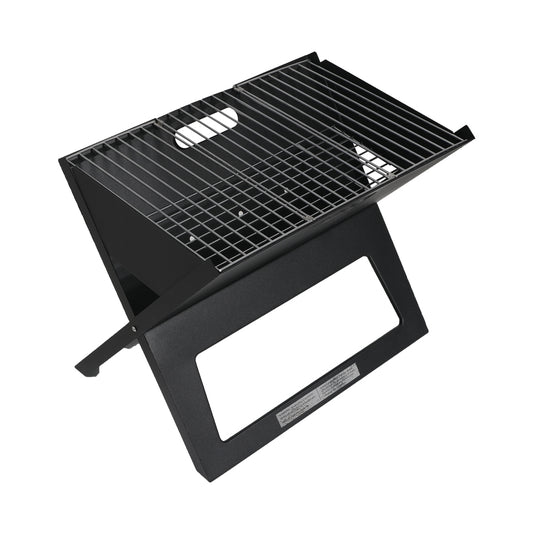 Portable BBQ Charcoal Grill Outdoor Camping Barbecue Picnic Foldable Steel Stove - image1