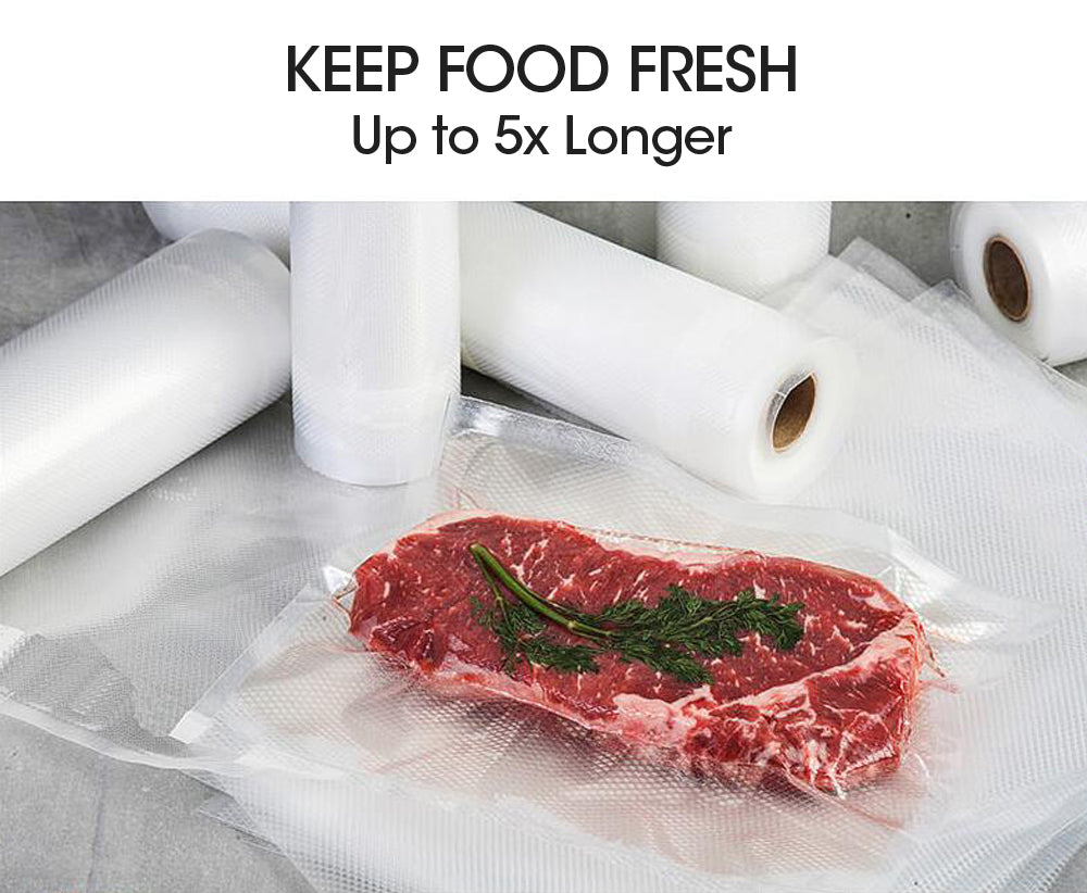 Vacuum Sealer Food Storage Saver Commercial Seal Rolls Bags 28cm Heat Roll Grade - image2