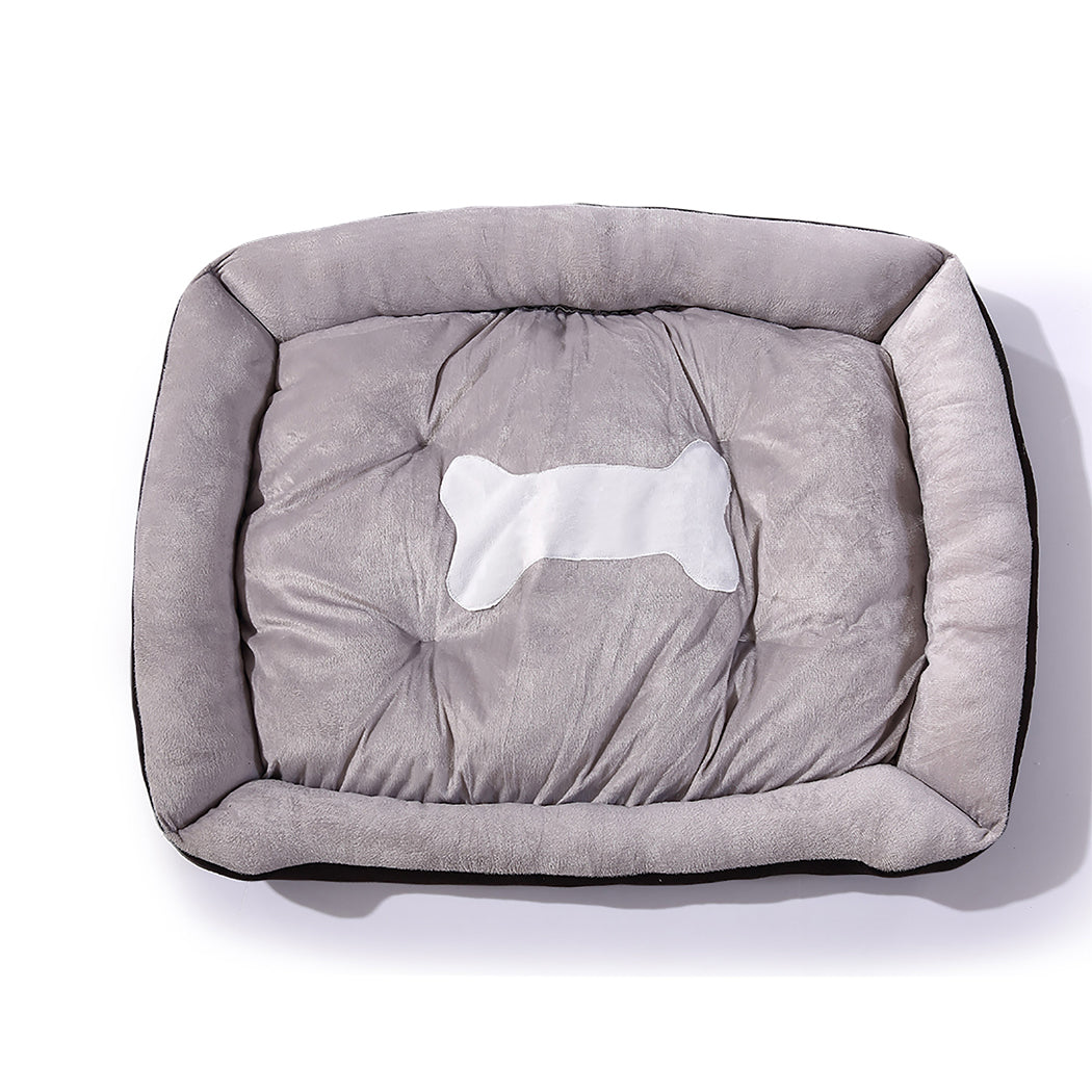 Pet Bed Dog Beds Bedding Mattress Mat Cushion Soft Pad Pads Mats L Black - image2