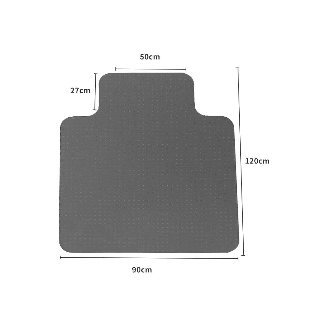 Chair Mat Carpet Hard Floor Protectors PVC Home Office Room Computer Work Mats Black - image3