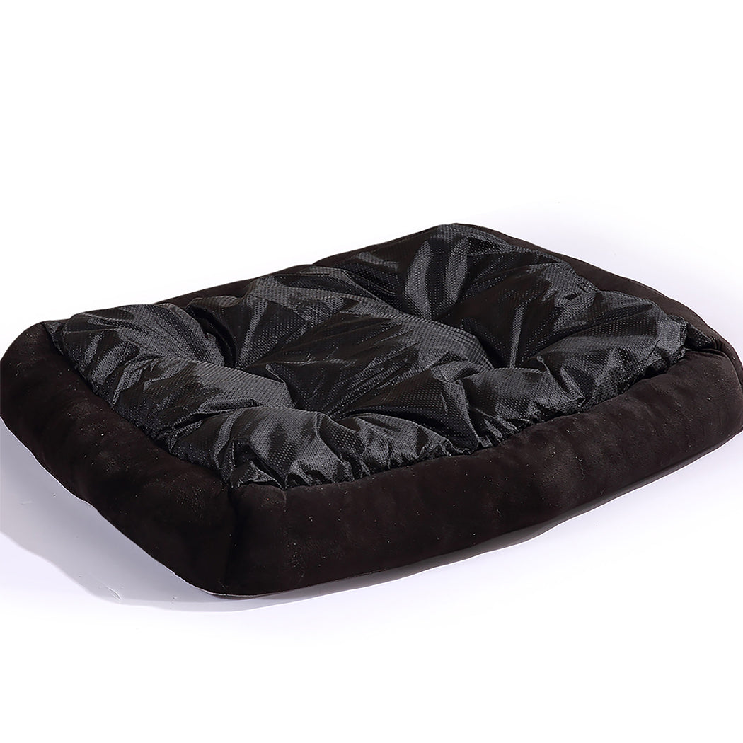 Pet Bed Dog Beds Bedding Mattress Mat Cushion Soft Pad Pads Mats L Black - image4