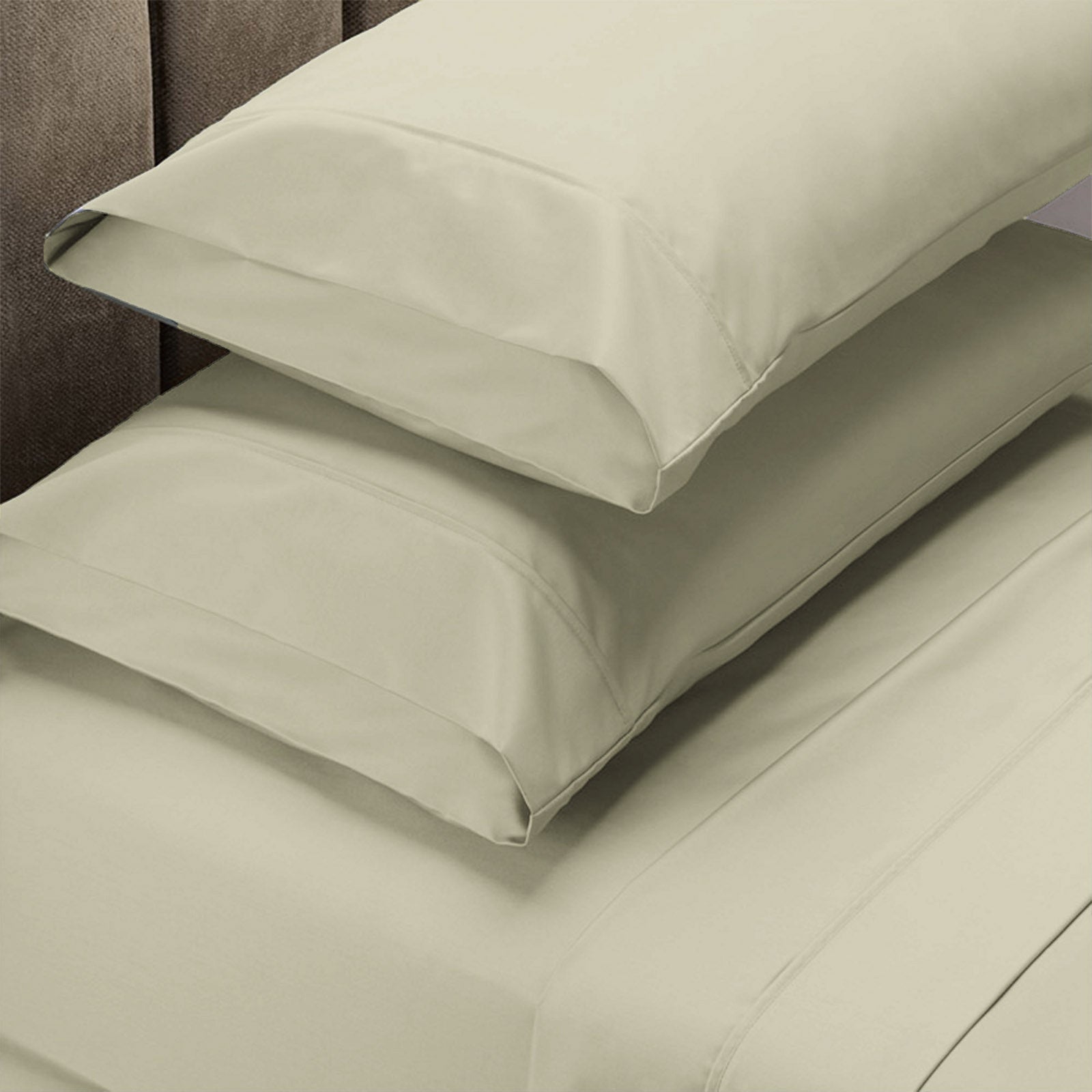 Renee Taylor 1500 Thread count Cotton Blend Sheet sets King Ivory - image1