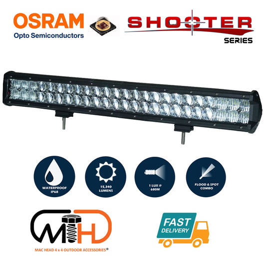 23inch Osram LED Light Bar 5D 144w Sopt Flood Combo Beam Work Driving Lamp 4wd - image1