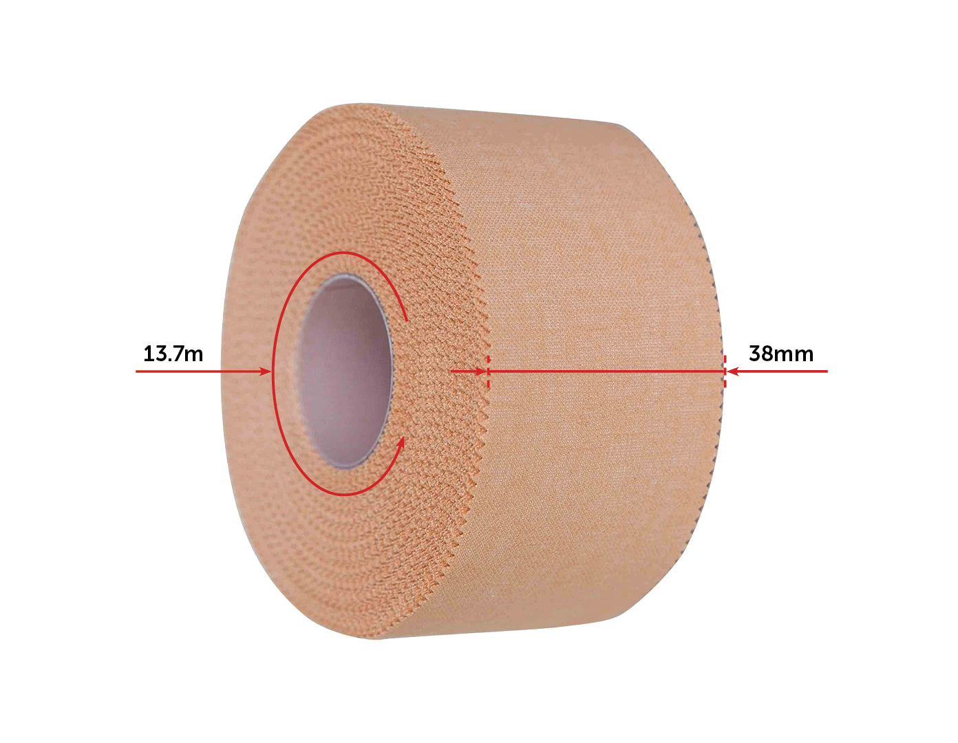 Premium Rigid Sports Strapping Tape - 30 Rolls of 38mm X 13.7M - image2