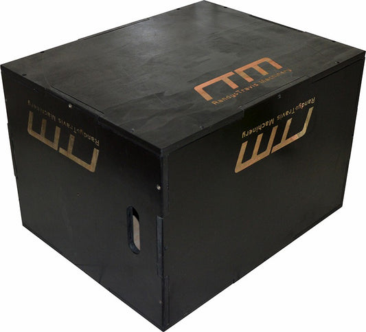 3 IN 1 Black Wood Plyo Games Plyometric Jump Box - image1