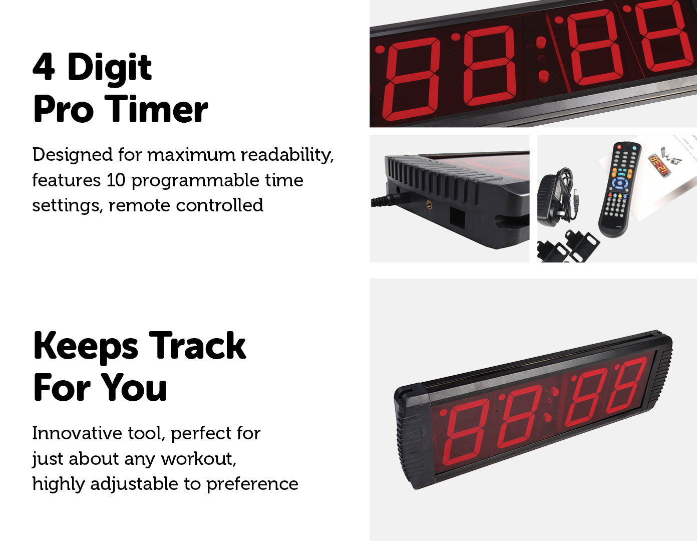 Digital Timer Interval Fitness Clock - image5