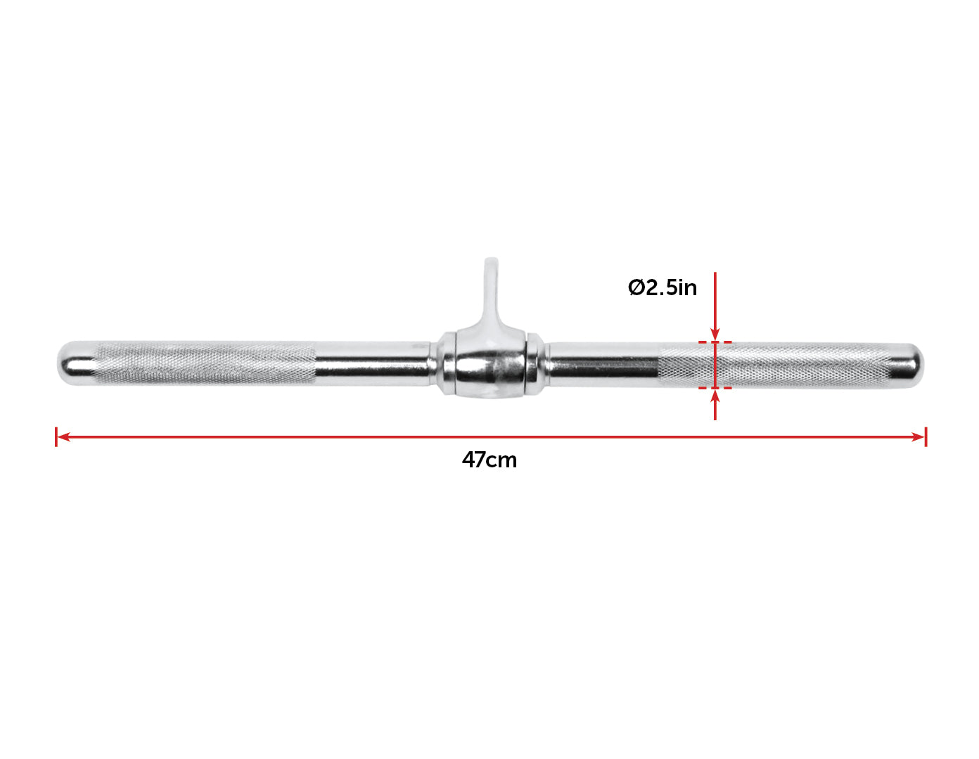 Revolving Straight Bar Cable Attachment - image2