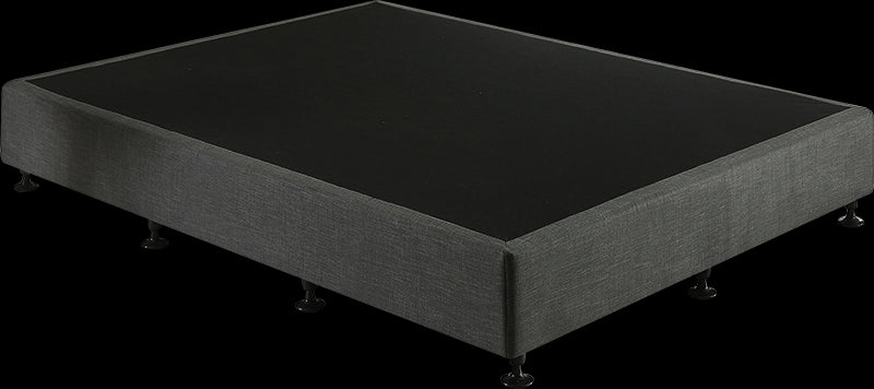 King Single Ensemble Bed Base Platinum Graphite Linen Fabric - image3