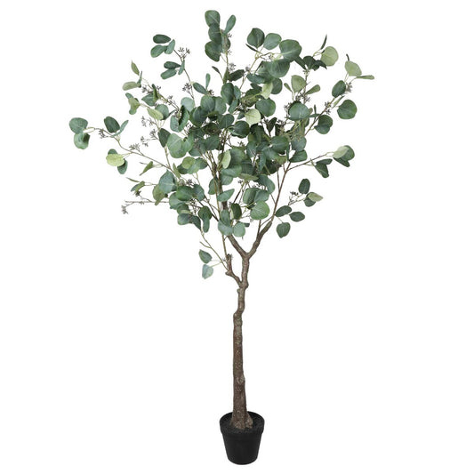 Artificial Eucalyptus Tree (Red Box Eucalyptus Polyanthemos) 150cm - image1