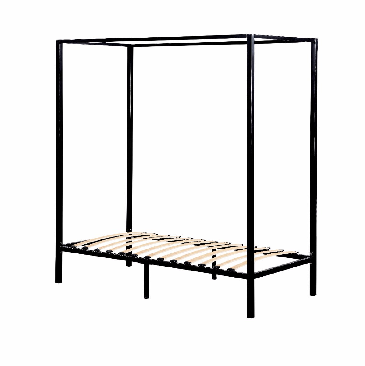 4 Four Poster Single Bed Frame - image1