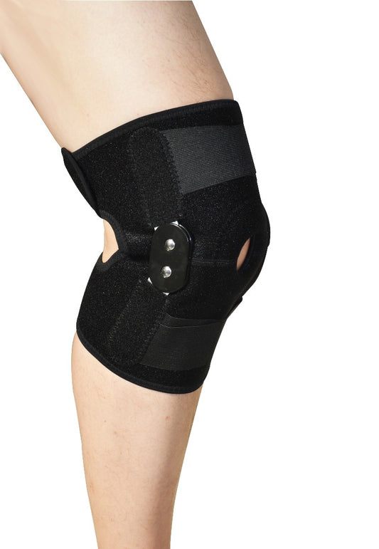 Hinged Full Knee Support Brace Protection Arthritis Injury Sports - image1