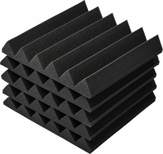 40pcs Studio Acoustic Foam Sound Absorbtion Proofing Panels Tiles Wedge 30X30CM - image1