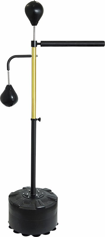 Free Standing Punching Bag Speedball Boxing Reflex Training Target Dummy Gym Black - image6