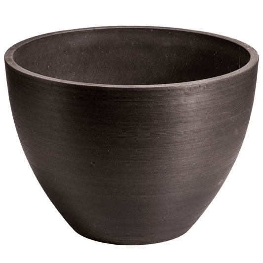 Polished Black Planter Bowl 30cm - image1