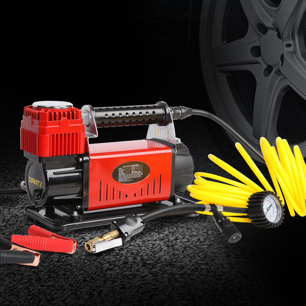 12V Portable Air Compressor - Red - image7