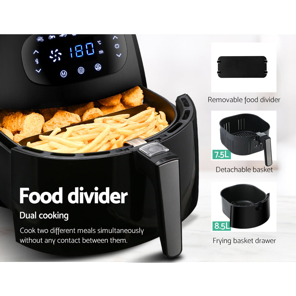 Air Fryer 8.5L LCD Digital Oil Free Deep Frying Cooker Accessories Rack - image6