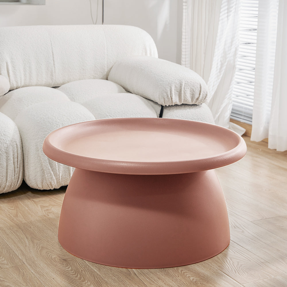 Coffee Table Mushroom Nordic Round Large Side Table 70CM Pink - image8