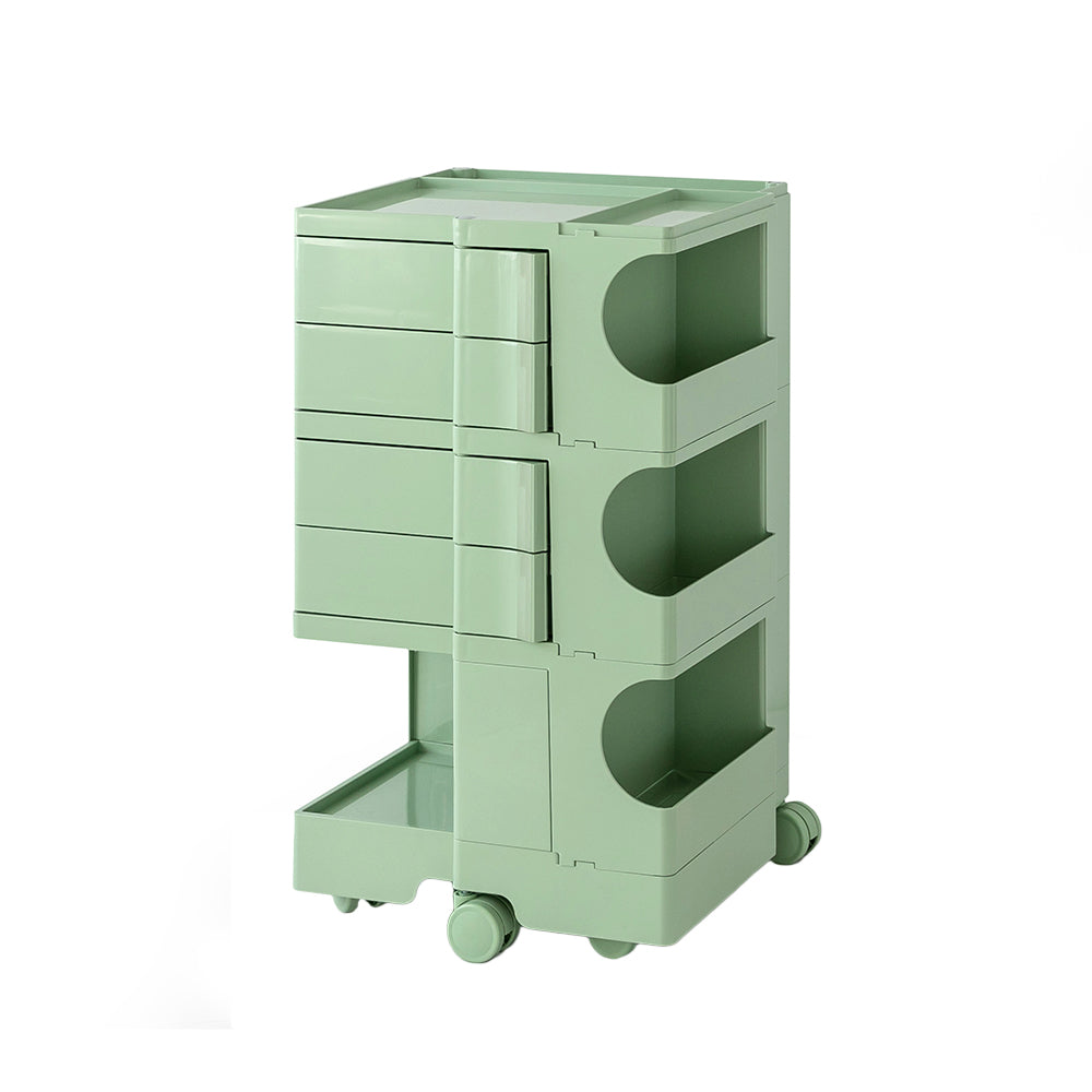 Replica Boby Trolley Storage Drawer Cart Shelf Mobile 5 Tier Green - image1