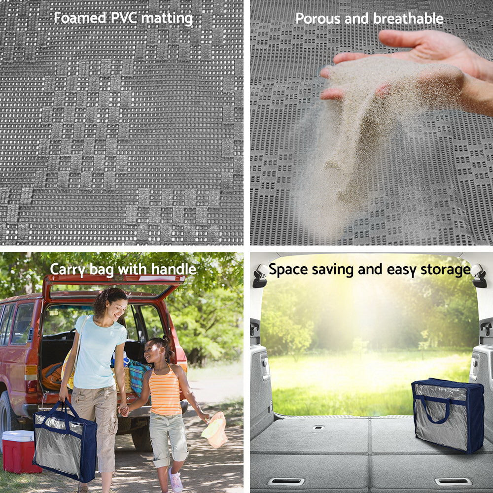 5M X 2.5M Annex Matting 600 GSM Floor Mats Mesh Caravan Parks Camping - image5