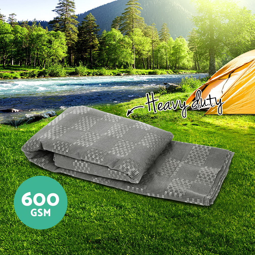 6M X 2.5M Annex Matting 600 GSM Floor Mats Mesh Caravan Parks Camping - image4