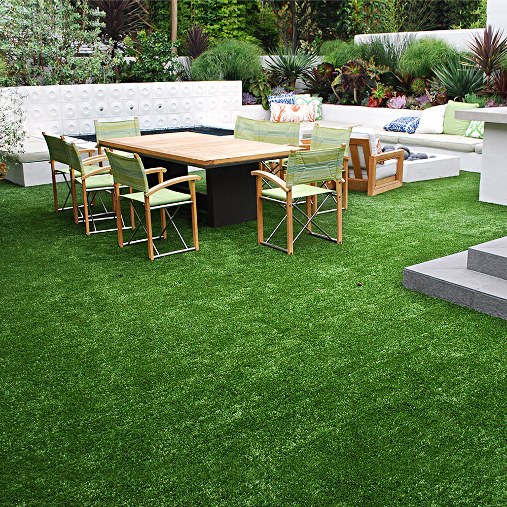 Synthetic 10mm  1.9mx10m 19sqm Grass Fake Turf Olive Plants Plastic Lawn - image2