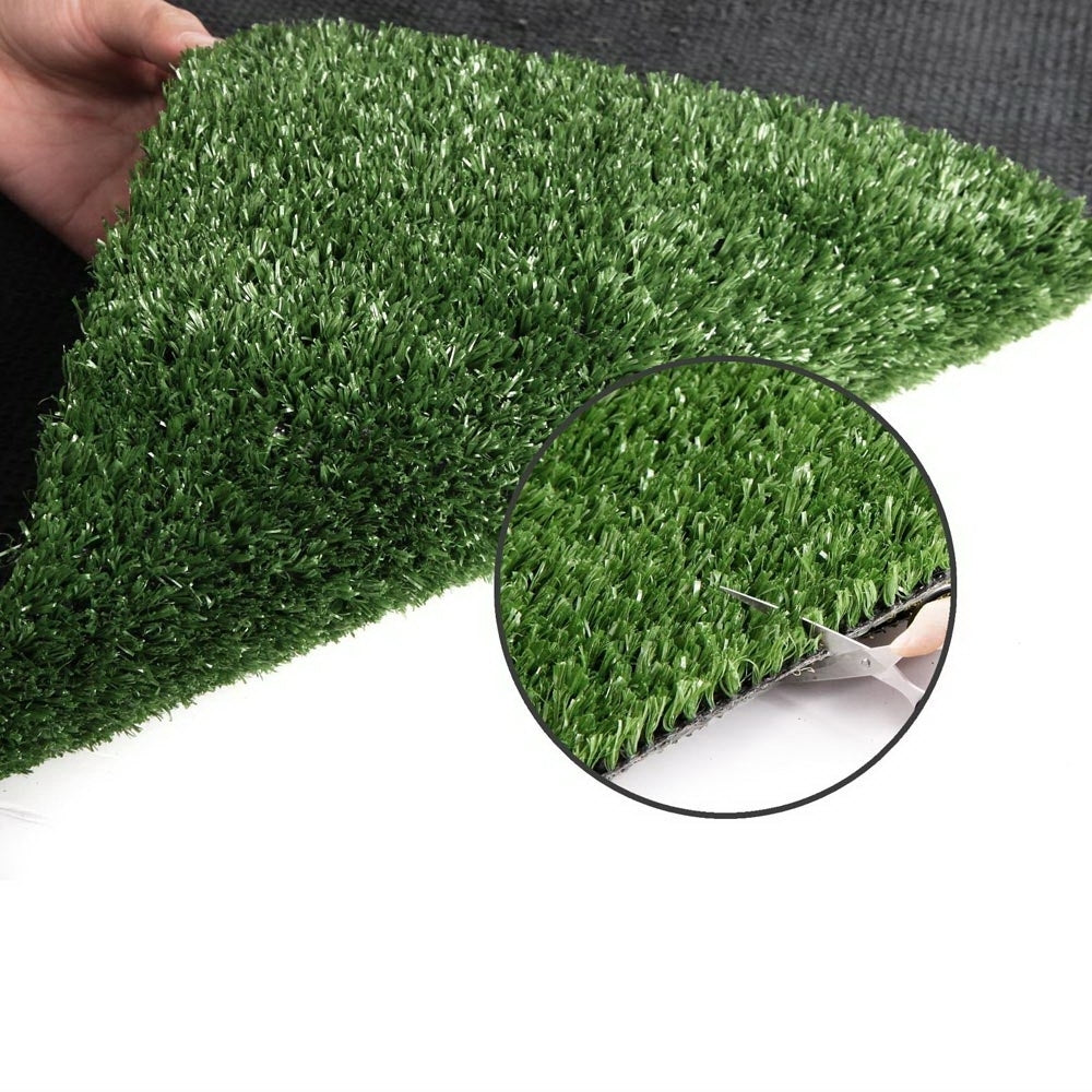 Primeturf Synthetic Grass Fake 2m x 5m Turf Plant Plastic Lawn 17mm - image5