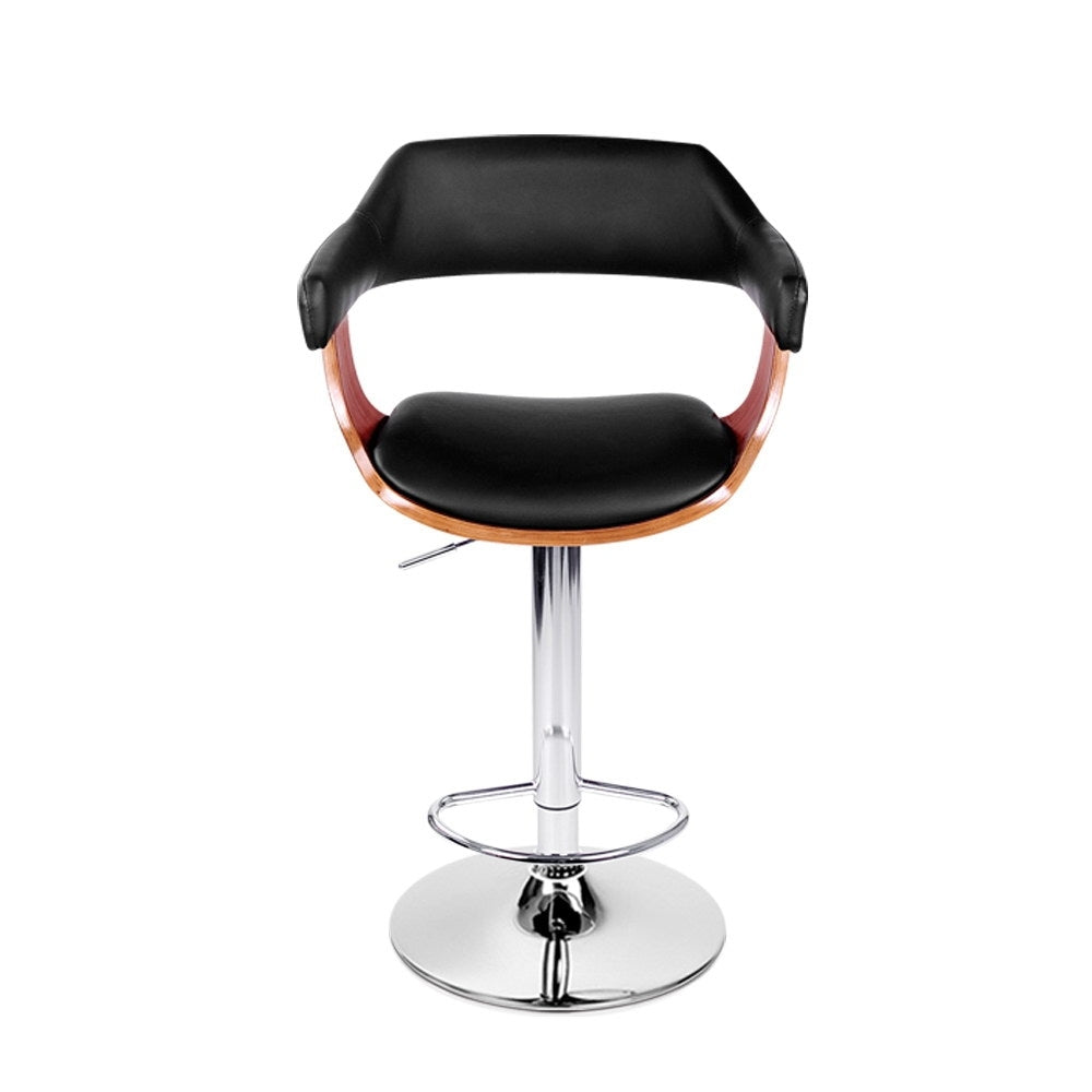 Wooden Bar Stool - Black and Wood - image3