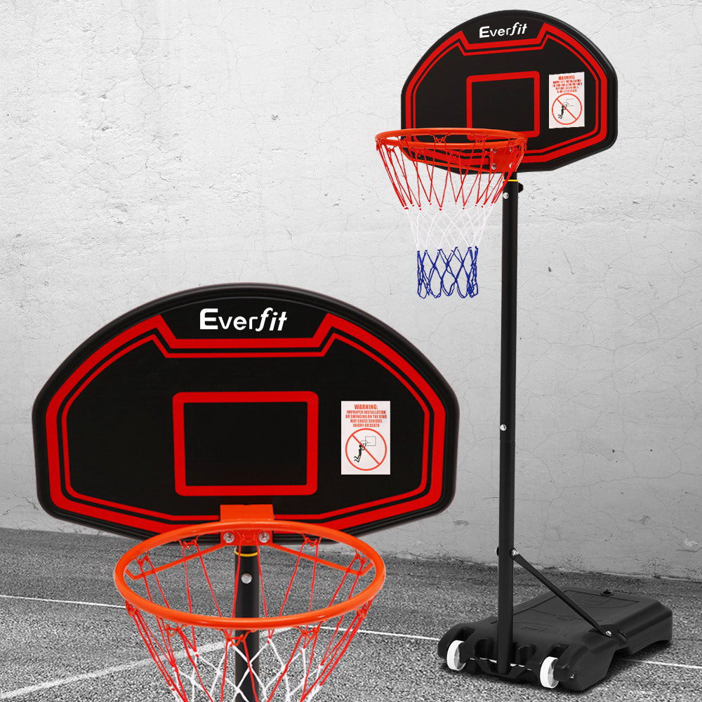 2.1M Adjustable Portable Basketball Stand Hoop System Rim Black - image7