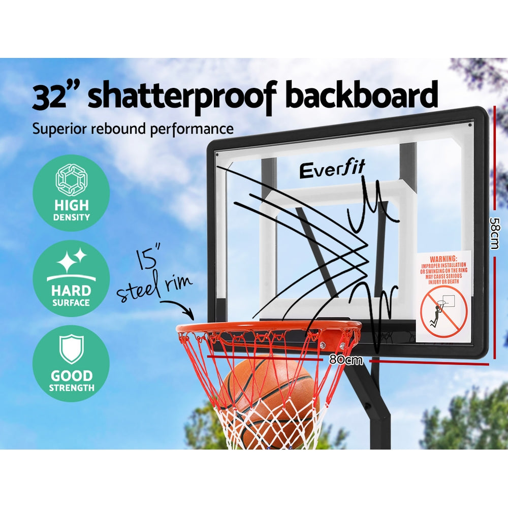 Adjustable Portable Basketball Stand Hoop System Rim - image4