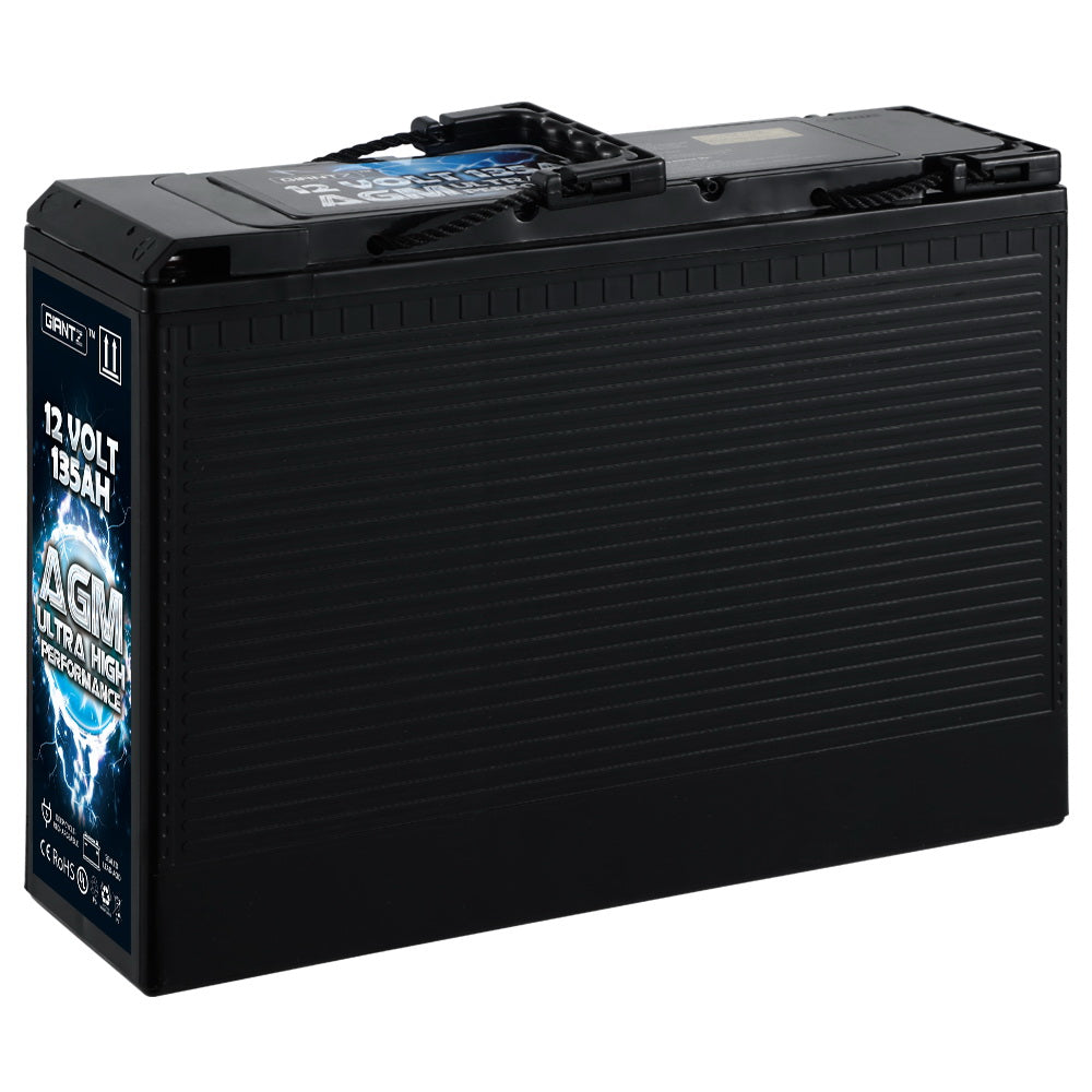 AGM Deep Cycle Battery 12V 135Ah Portable 4WD Sealed Marine Solar Slim - image3