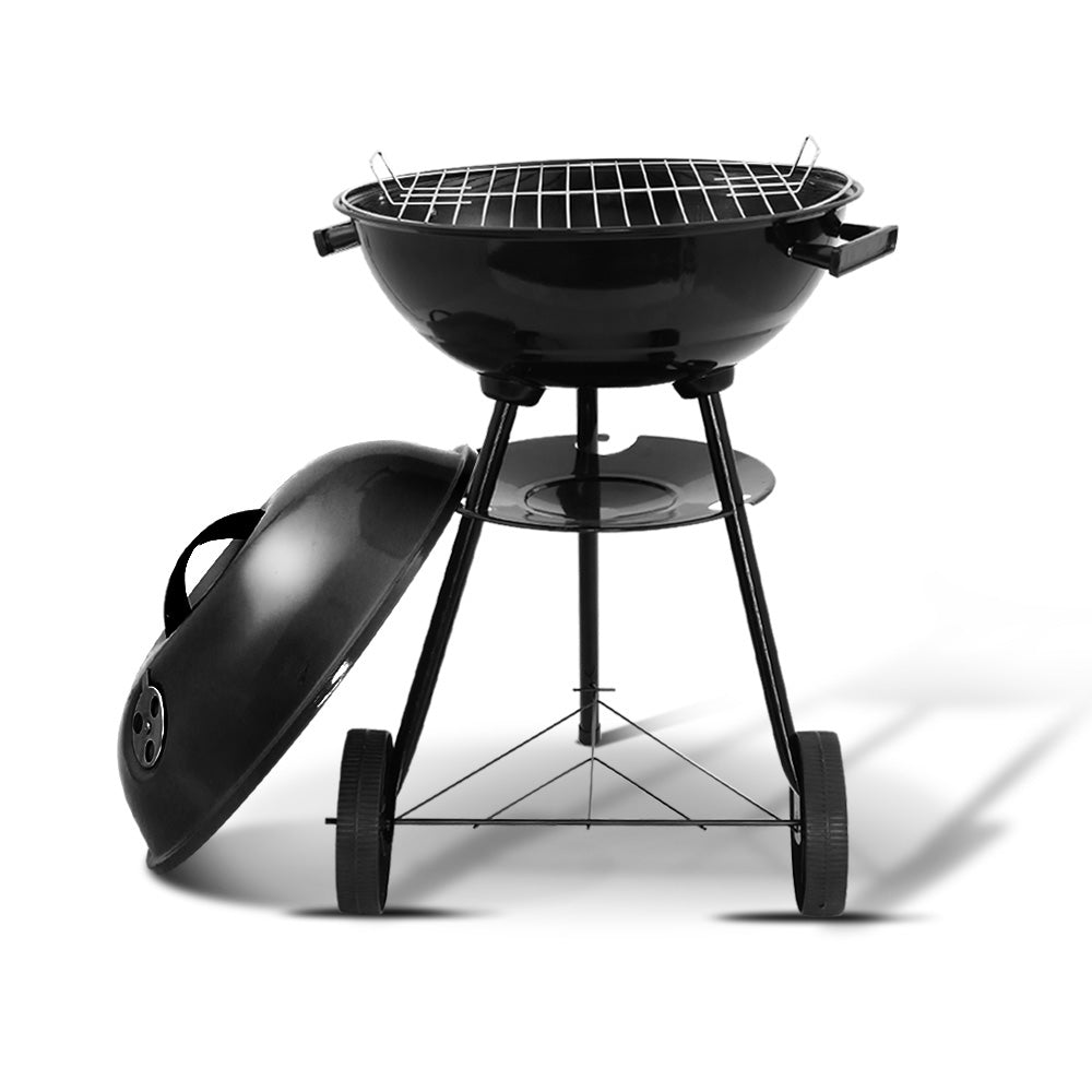 Grillz Charcoal BBQ Smoker Drill Outdoor Camping Patio Barbeque Steel Oven - image2