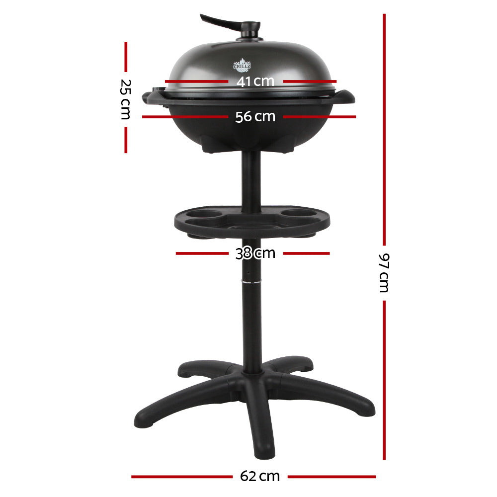 Grillz Portable Electric BBQ With Stand - image2