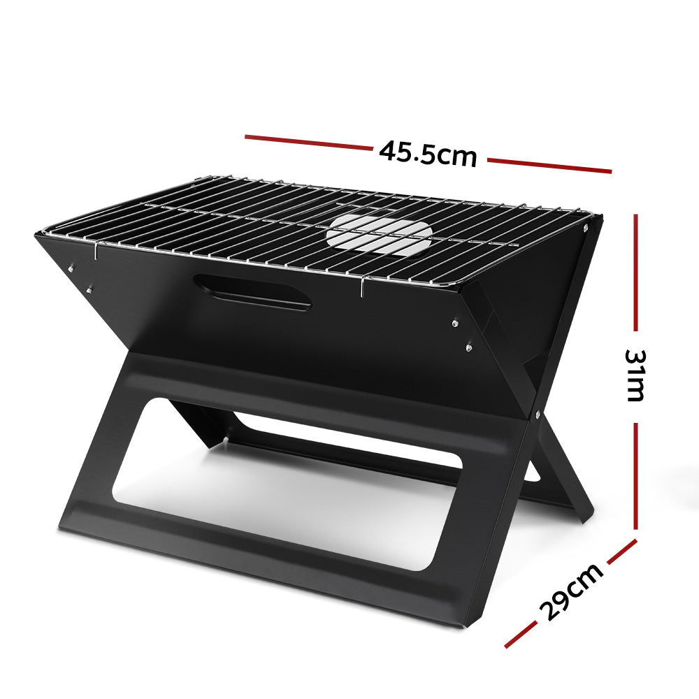 Grillz Notebook Portable Charcoal BBQ Grill - image2