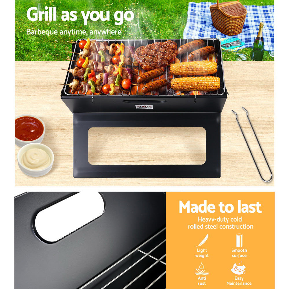 Grillz Notebook Portable Charcoal BBQ Grill - image4