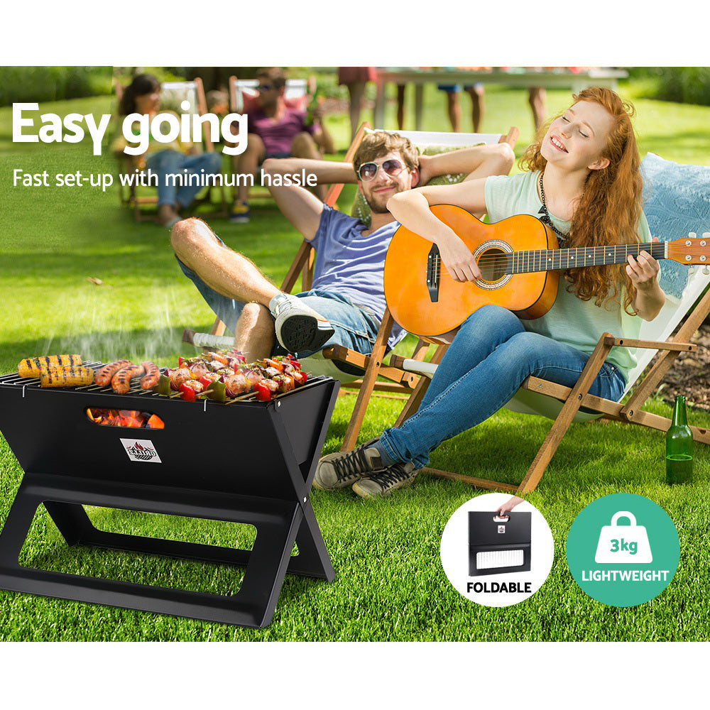 Grillz Notebook Portable Charcoal BBQ Grill - image5