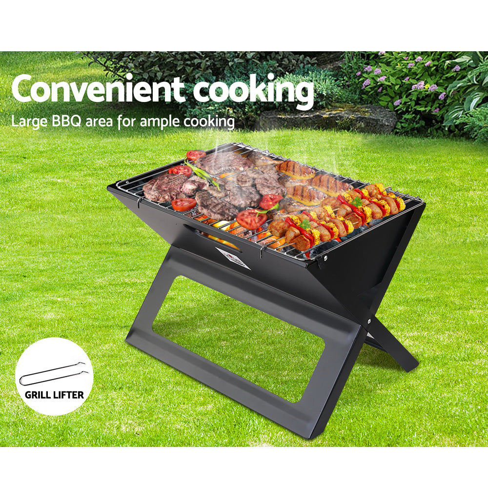 Grillz Notebook Portable Charcoal BBQ Grill - image6