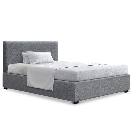 Bed Frame Fabric - Grey King Single - image1