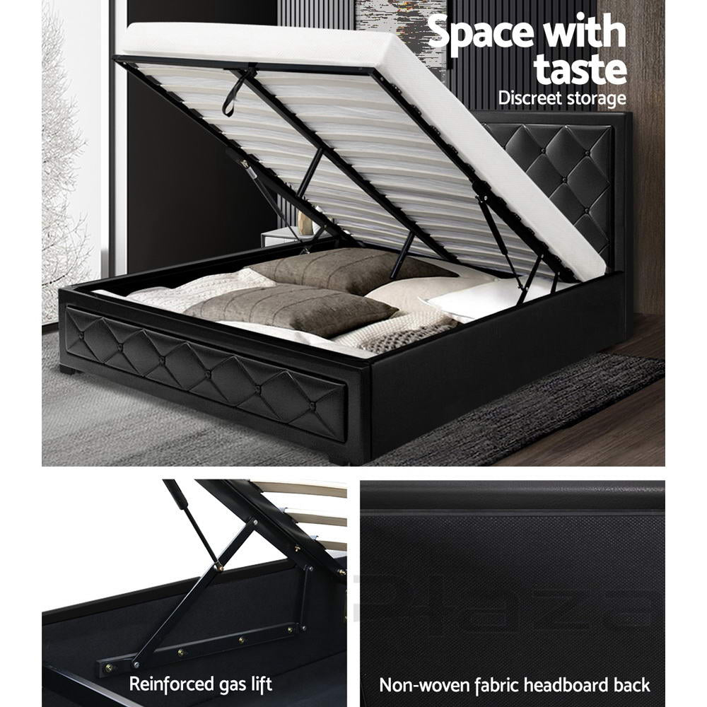 Tiyo Gas Lift Bed Frame - Double - image4