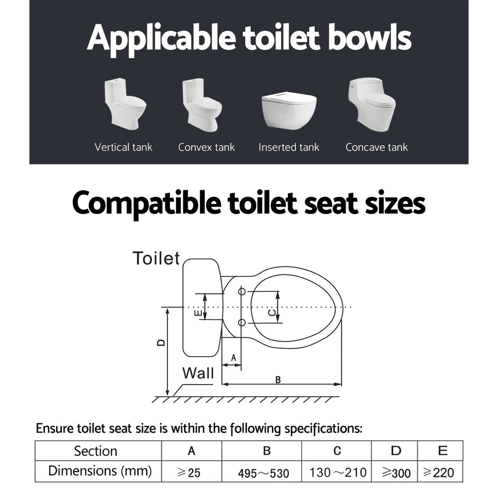 Bidet Electric Toilet Seat Cover Electronic Seats Smart Wash Night Light - image7