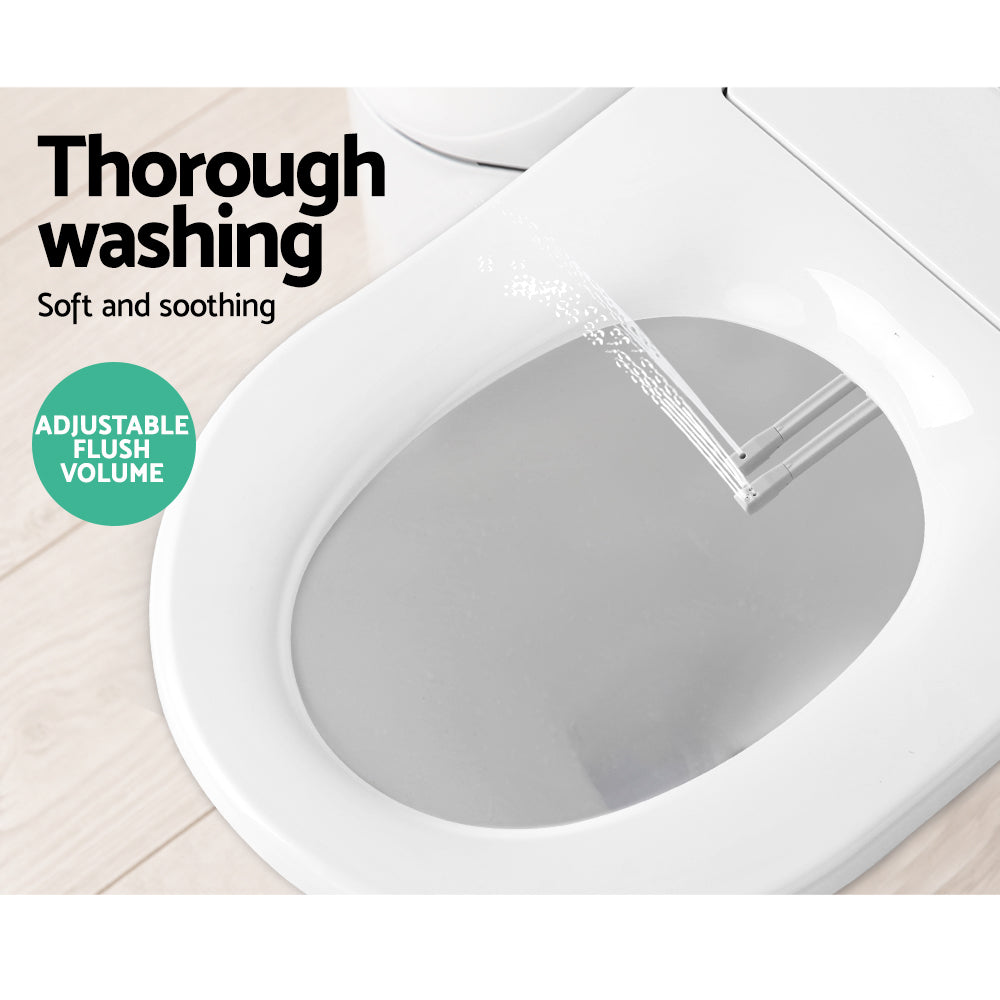 Non Electric Bidet Toilet Seat Bathroom - White - image5