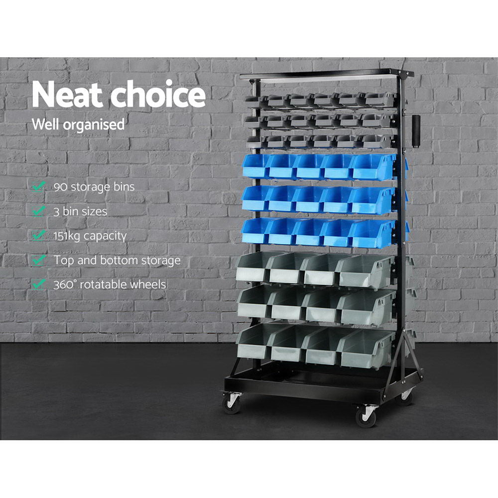 90 Bin Storage Rack Stand - image4