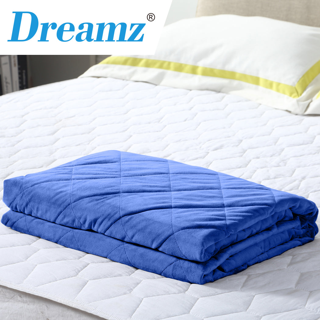 7KG Anti Anxiety Weighted Blanket Gravity Blankets Royal Blue Colour - image8