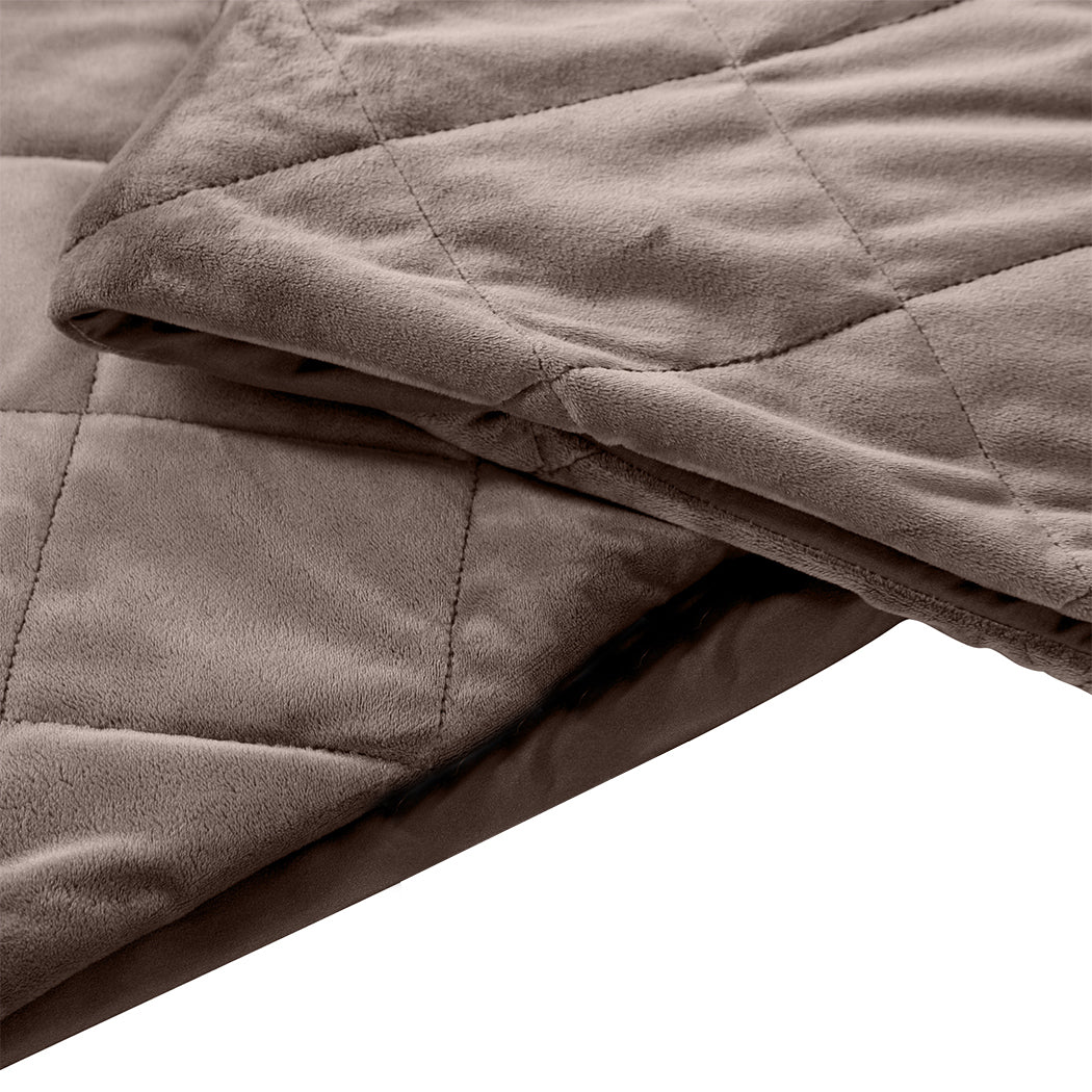 9KG Adults Size Anti Anxiety Weighted Blanket Gravity Blankets Mink - image4