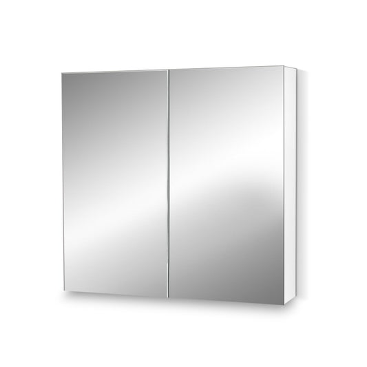 Bathroom Vanity Mirror with Storage Cabinet - White - image1