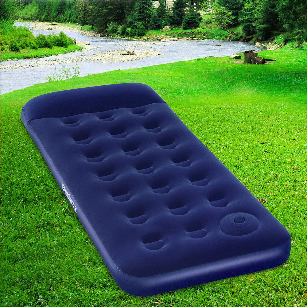 Single Size Inflatable Air Mattress - Navy - image8