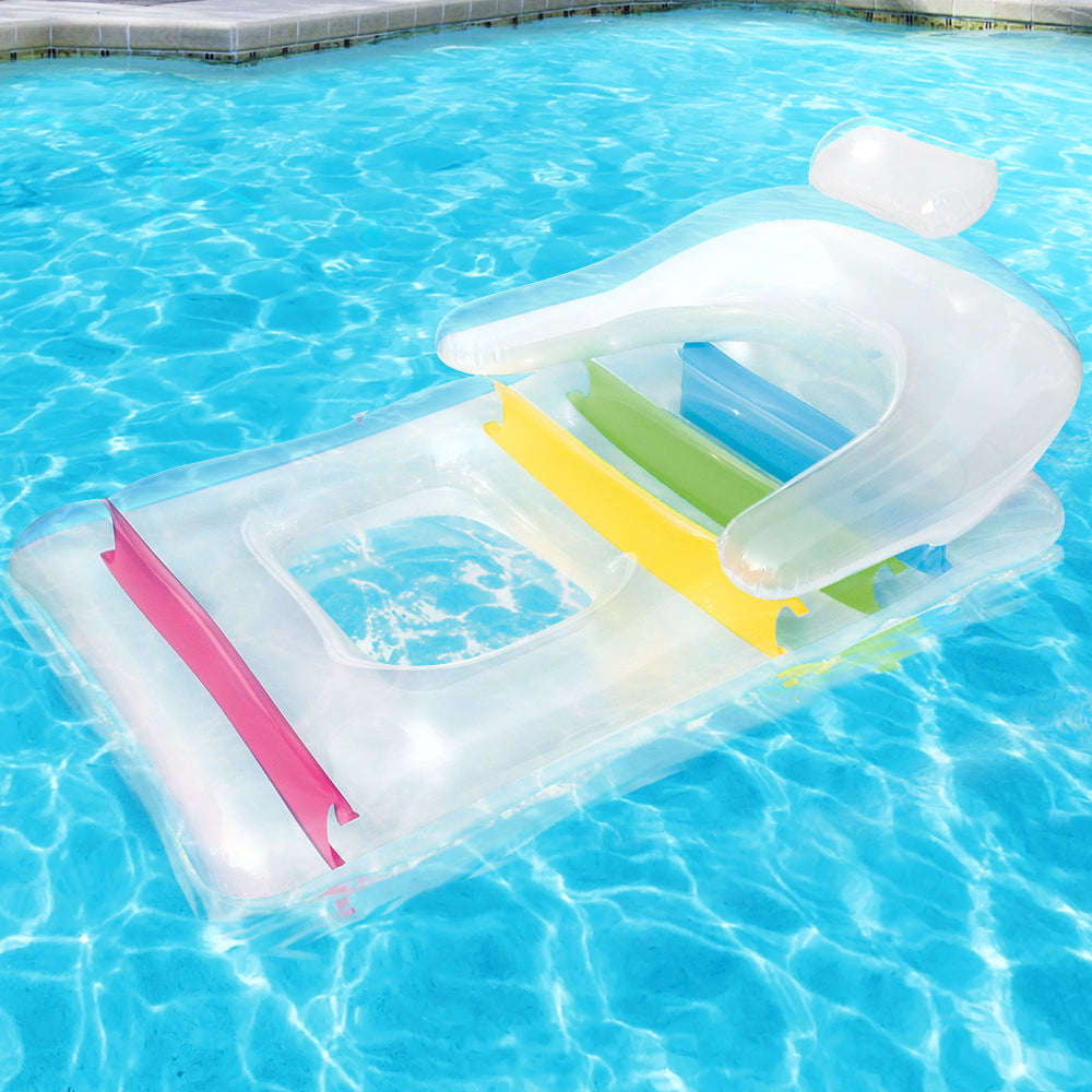 Inflatable Float Swimming Pool Bed Seat Play Toy Lounge Beach Floats - image8