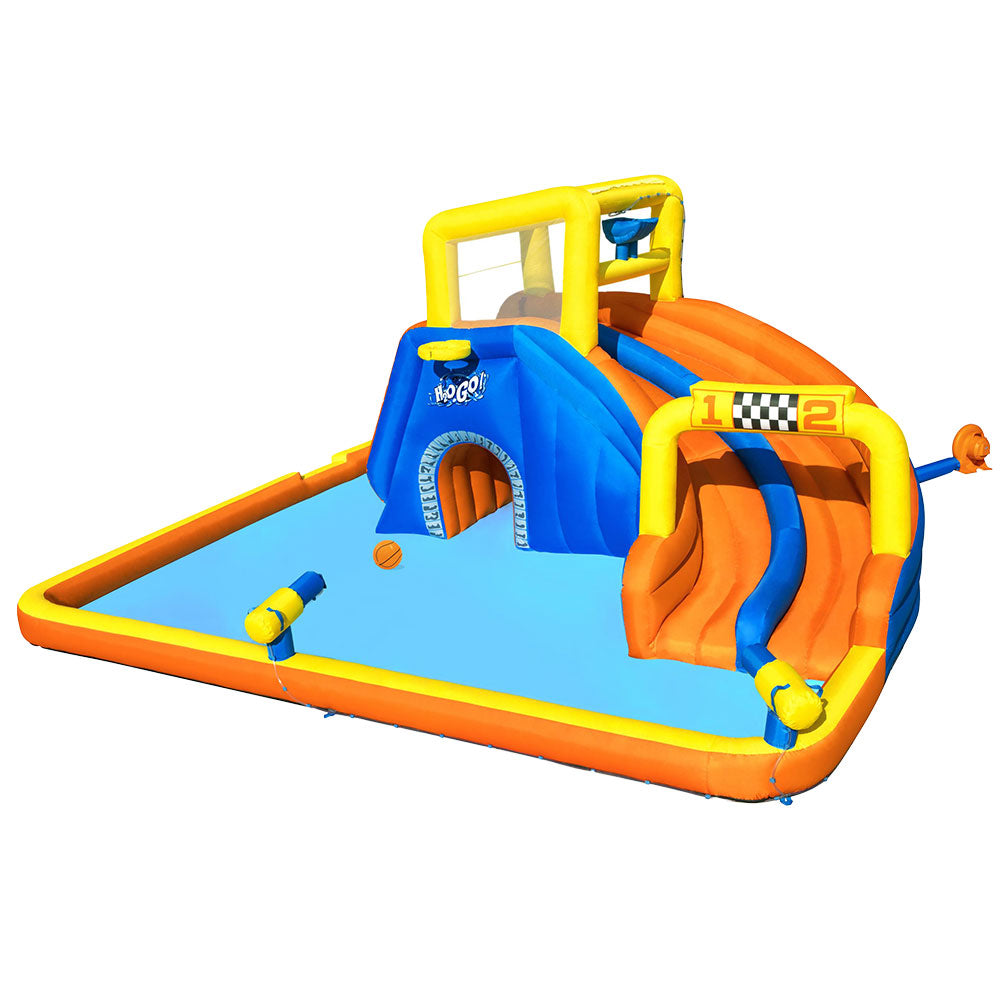 Inflatable Water Slide Jumping Castle Double Slides for Pool Playground - image1